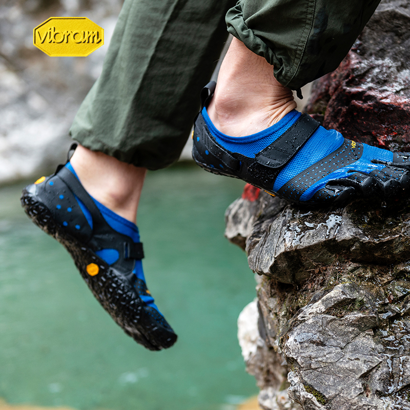 Vibram Five-Finger Shoes Men's Kayak Rafting Anti-skating Streaker Shoes Quick Dry Sand Shoes VAQUA