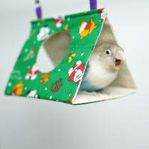 Parrot Bird Nest Hammock Birds House Sleeping Nest Pleasure Triangle Bird Nest Pure Cotton Canvas Spring Summer Edition Pure Cotton Canvas