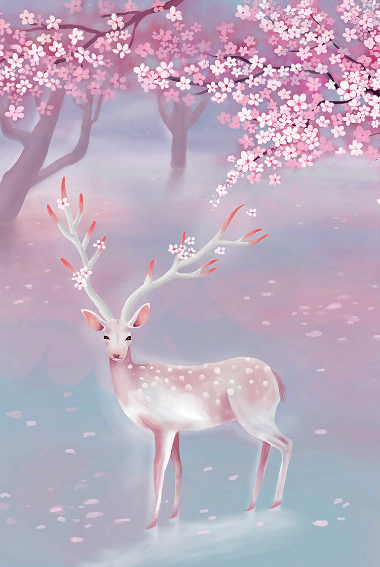 Wooden puzzle 300 500 1000 pieces large adult decompression boy girl children puzzle peach blossom elk