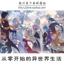 Wood puzzle 300 500 1000 pieces adult decompression toy anime from scratch in different world life