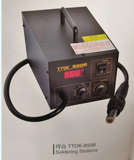 850B welding table TTOK 850 hot air gun TTOK digital air gun pull welding table