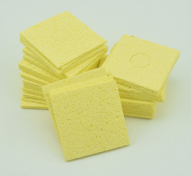 Blue soldering iron sponge sponge 60*60*1 2MM thickened sponge soaked in water 11MM soldering iron sponge