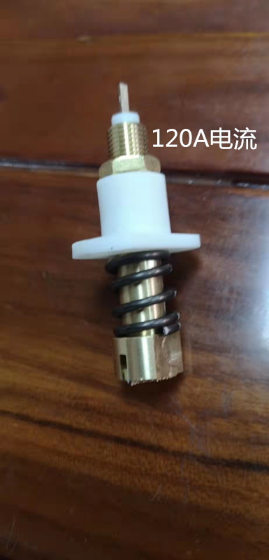 Cabinet polymer fixture head 16mm battery fixture test needle 80A current copper core probe