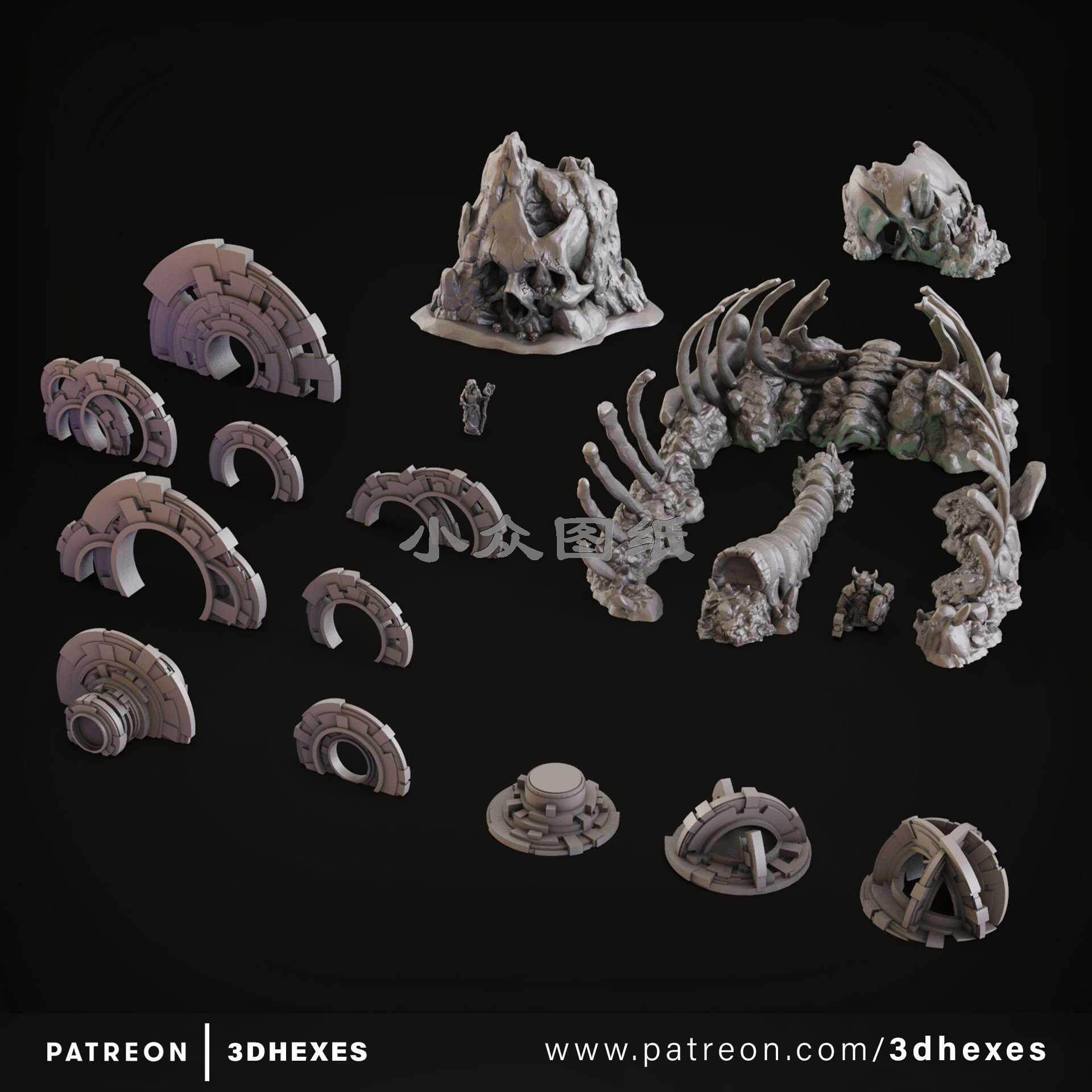 000030 Magic Architecture October, 2020 Table Game Chess 3D Print Model Stl Model High Precision Paper