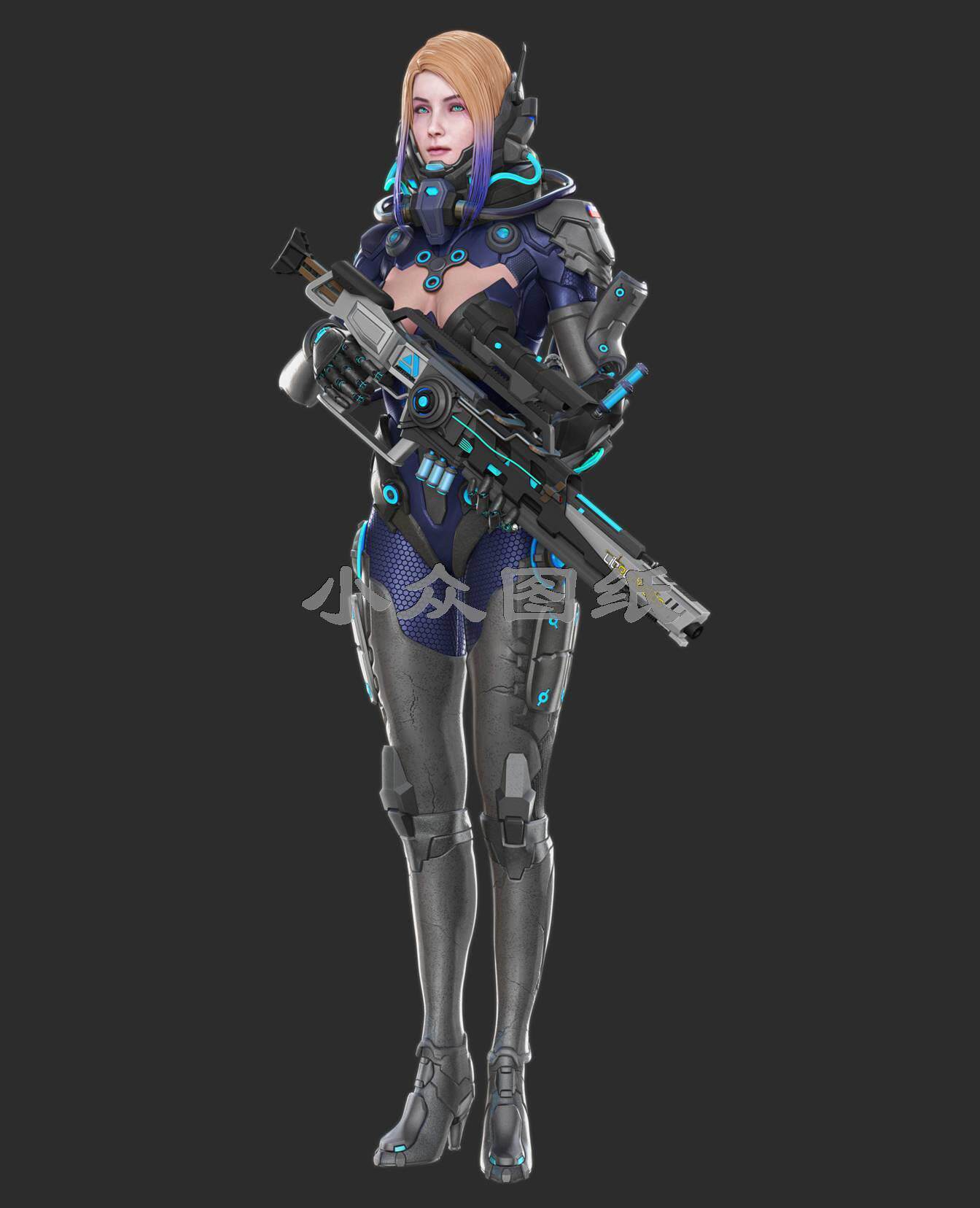 D000014 Mechanical Police Nicholas Gonzalez 3D printing model stl handle high-precision material files