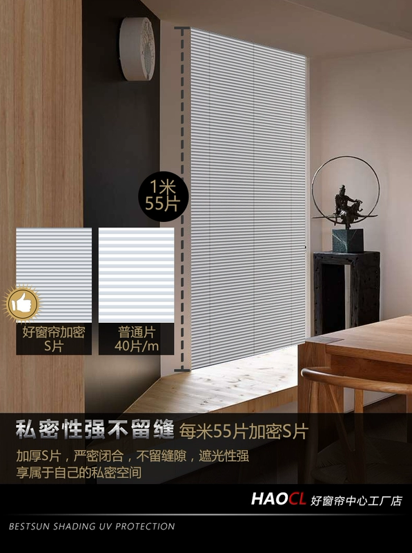 Rèm venetian rèm cuốn phòng tắm phòng tắm không thấm nước nhà bếp chống dầu nâng đầy đủ nhà vệ sinh miễn phí đấm PVC - Phụ kiện rèm cửa