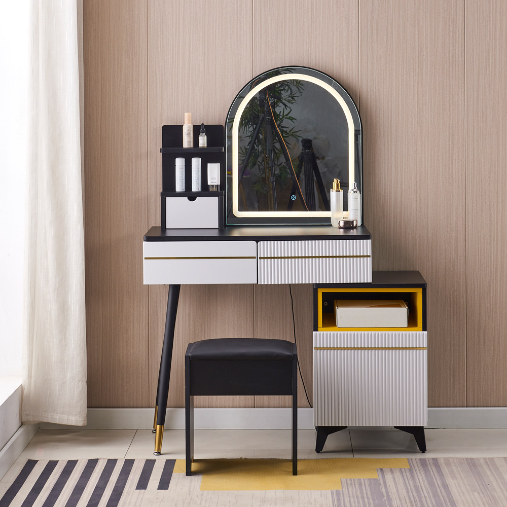 Nordic dresser bedroom net red dressing table economical simple dressing cabinet mini scaling makeup table