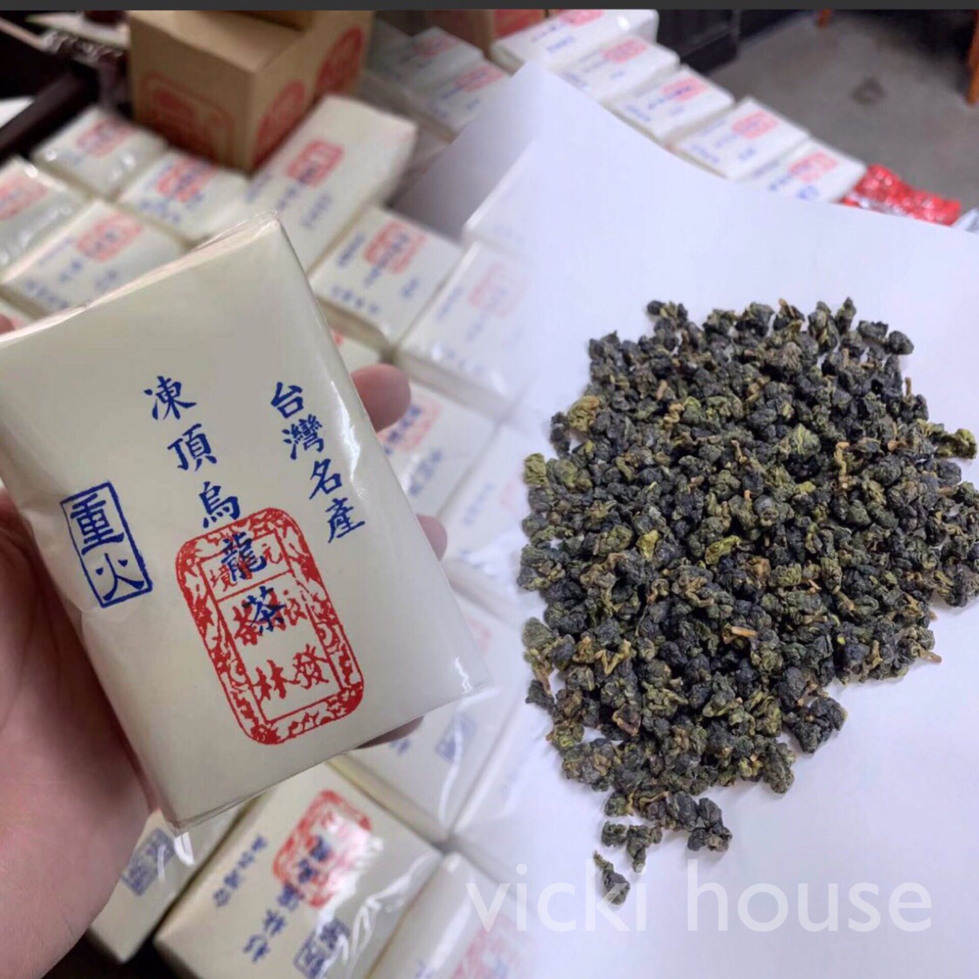 Vicki Recommends Taiwan Zhenfa Centuries-old Tea House Traditional Handmade Tea Bag High Mountain Tea Permafrost Top Oolong