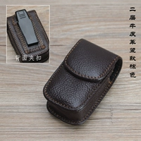 Коричневая вертикальная зажима [подарочная зеркальная ткань]