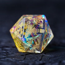 Symphony crystal time and space singularity running group dice 20-sided dice customized COC running group Cthulhu dice