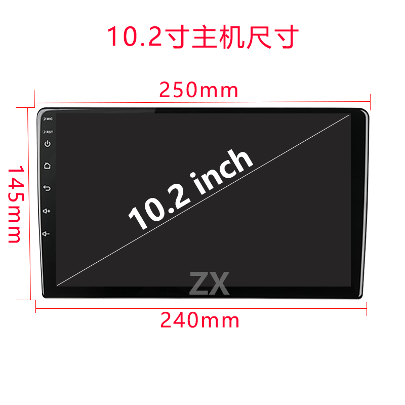 Car Navigation System 7-Inch 9inch 10inch Android Central Control Large Screen Google Universal Car Navigation with Reversing Image