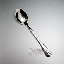 Stainless steel coffee spoon more stirring small spoon spoon creamer spoon thickened stainless steel foreign trade export to South Korea