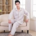 [Đặc biệt hàng ngày] Bộ đồ ngủ cotton nam Mùa xuân và mùa thu Cotton dài tay Đặt bông Kích thước lớn Dịch vụ tại nhà