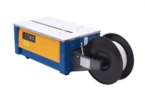 Guoman brand high platform low table semi-automatic baler hot melt baler strapping machine PP plastic belt baler hot sale