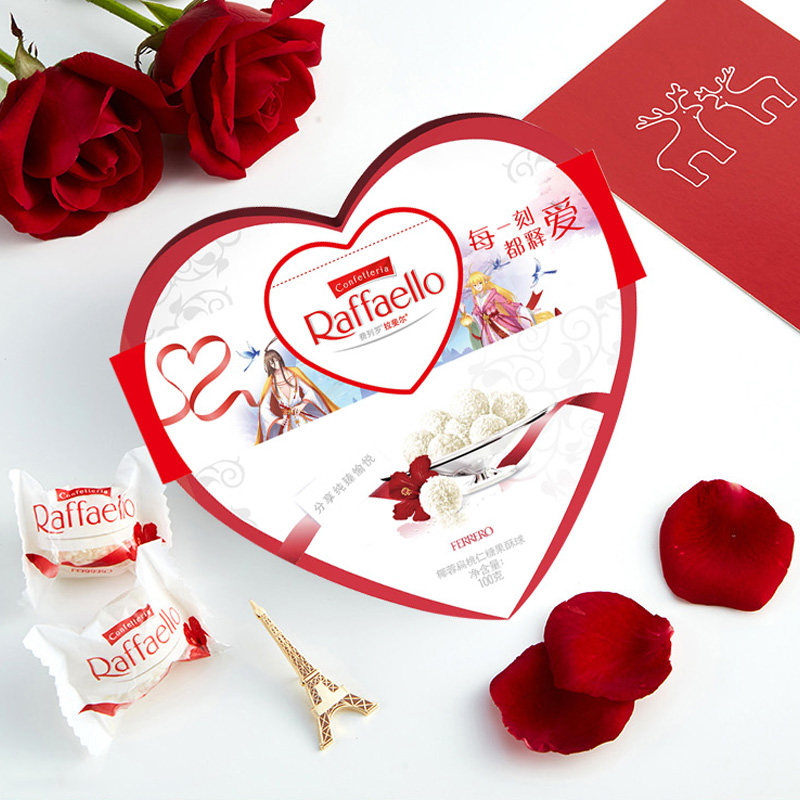 FERRERO ROCHER 费列罗 拉斐尔 椰蓉酥球 心形礼盒装 10粒*5件 双重优惠折后￥92.07