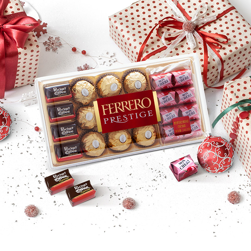 FERRERO ROCHER 费列罗巧克力 酒心樱桃混合装 21粒 天猫优惠券折后￥46包邮（￥125-79）