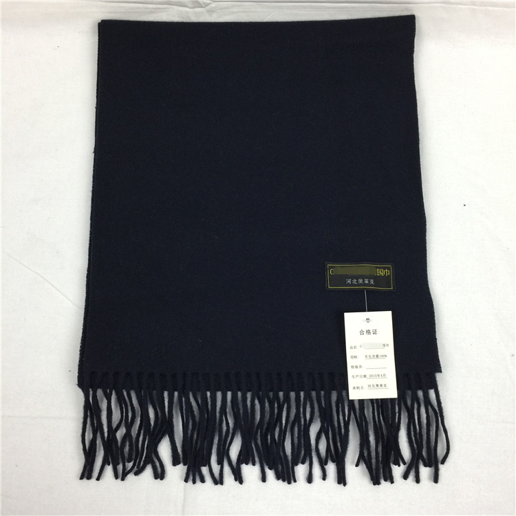 Biển xanh trường eunuch khăn chính hãng Pei Fa đích thực olive màu xanh lá cây Wu mô hình 100% tinh khiết len ​​khăn mùa thu và mùa đông mua khăn phượt