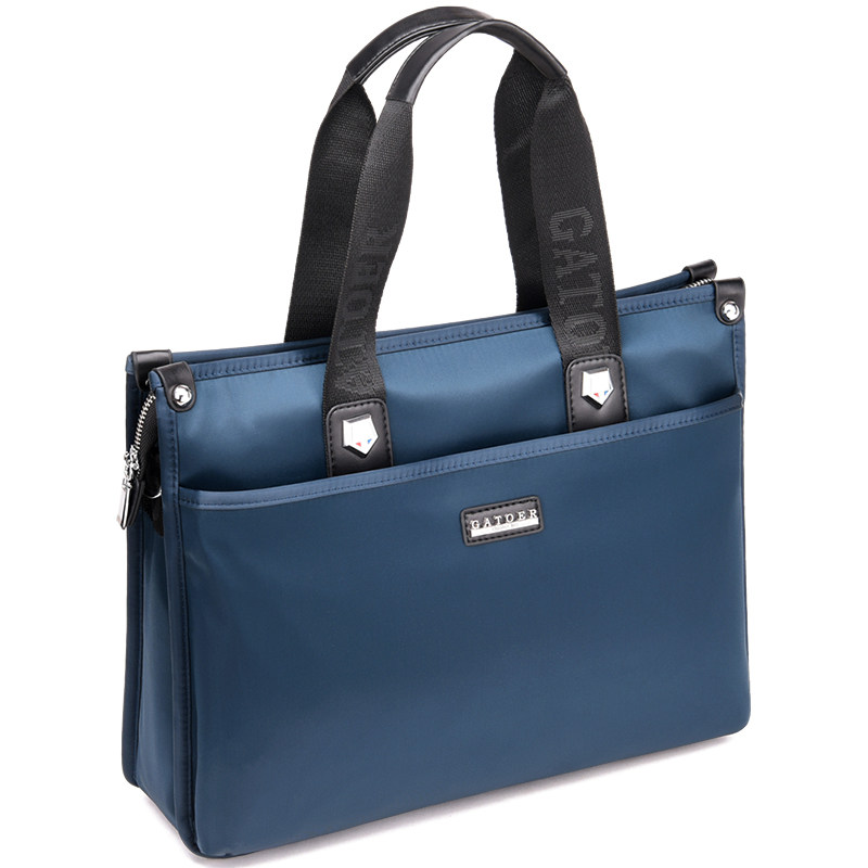 New Men's Handbag Crosswalk Male Bag Single Shoulder Bag Inclined Satchel Large Capacity Canvas Oxford B Briefcase Male Tide