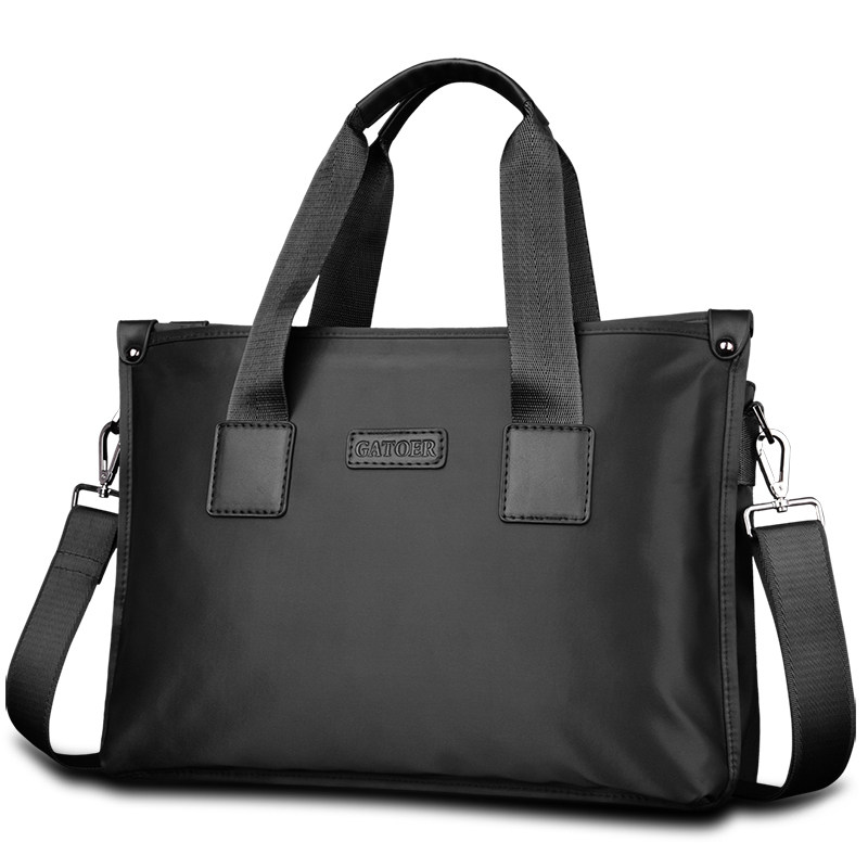 Large Capacity Business Handbag Crosswalk Male Bag Oxford Cloth Single Shoulder Bag Slanted Satchel Computer Bag Tide Canvas Briefe Briefcase