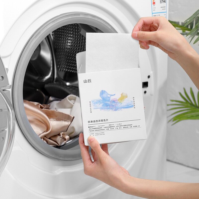 Washing Machine Color mother sheet Laundry separation sheet Laundry Detergent anti-staining strapper Anti-color paper Septer Color paper Japan 