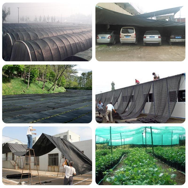 Sunscreen net agricultural greenhouse breeding shading courtyard heat insulation net shade net outdoor black sunshade net encryption thickening