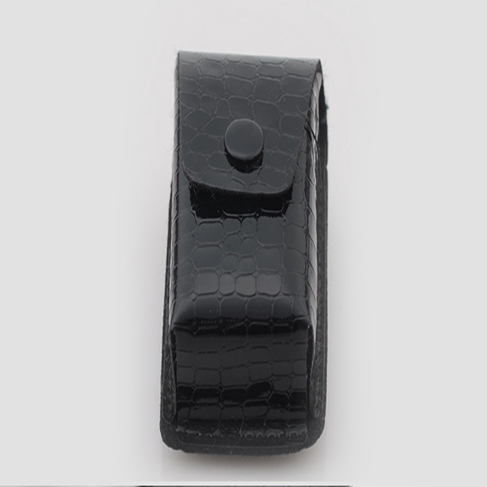 High-end iron clip folding old flower glasses box male and female portable old view mirror cover light can be worn with hanging belt eye box