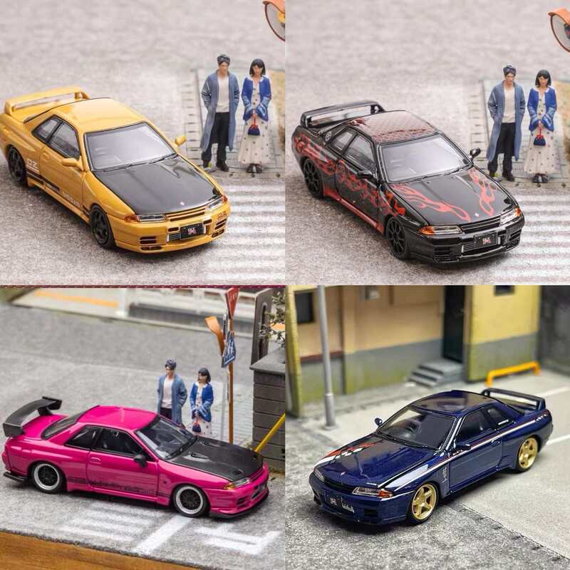 Fh 1:64 Nissan Gt-R R32 Nismo S-Tune Skyline Alloy Openable Car Model