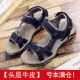 Giày da đế xuồng dép nam cá tính Giày đi biển chống đá đôi và dép nam baotou dép mềm thoáng khí - Sandal sandal nam