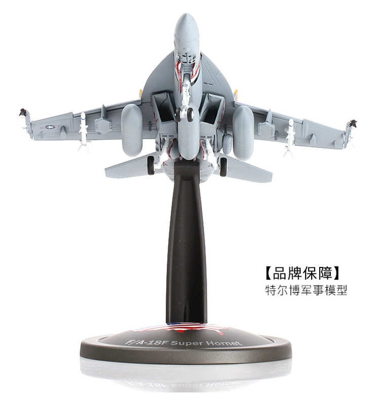 1: 72F18 Hornet carrier-borne máy bay chiến đấu mô hình hợp kim F A-18F mô phỏng máy bay mô hình tĩnh trang trí mô hình máy bay đồ chơi