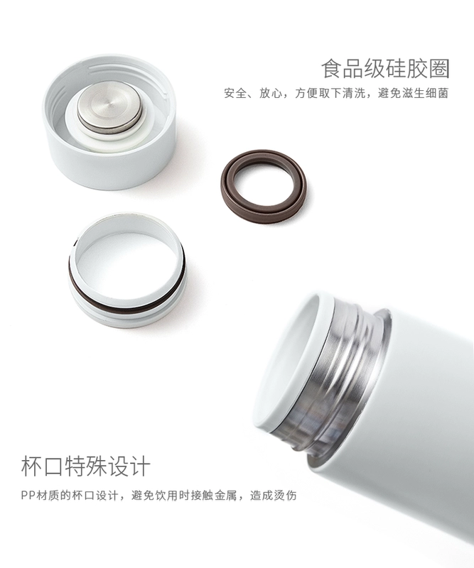 Và cốc Mawu cho nam và nữ sinh viên cốc đơn giản inox 304 dung tích lớn chai nước cầm tay cao cấp - Tách bình giữ nhiệt lock and lock