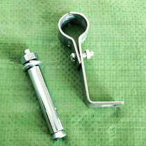 Natural gas pipeline fixed iron expansion pipe card 4 points 6 points 1 inch right angle hoop buckle Galvanized U-shaped card screw
