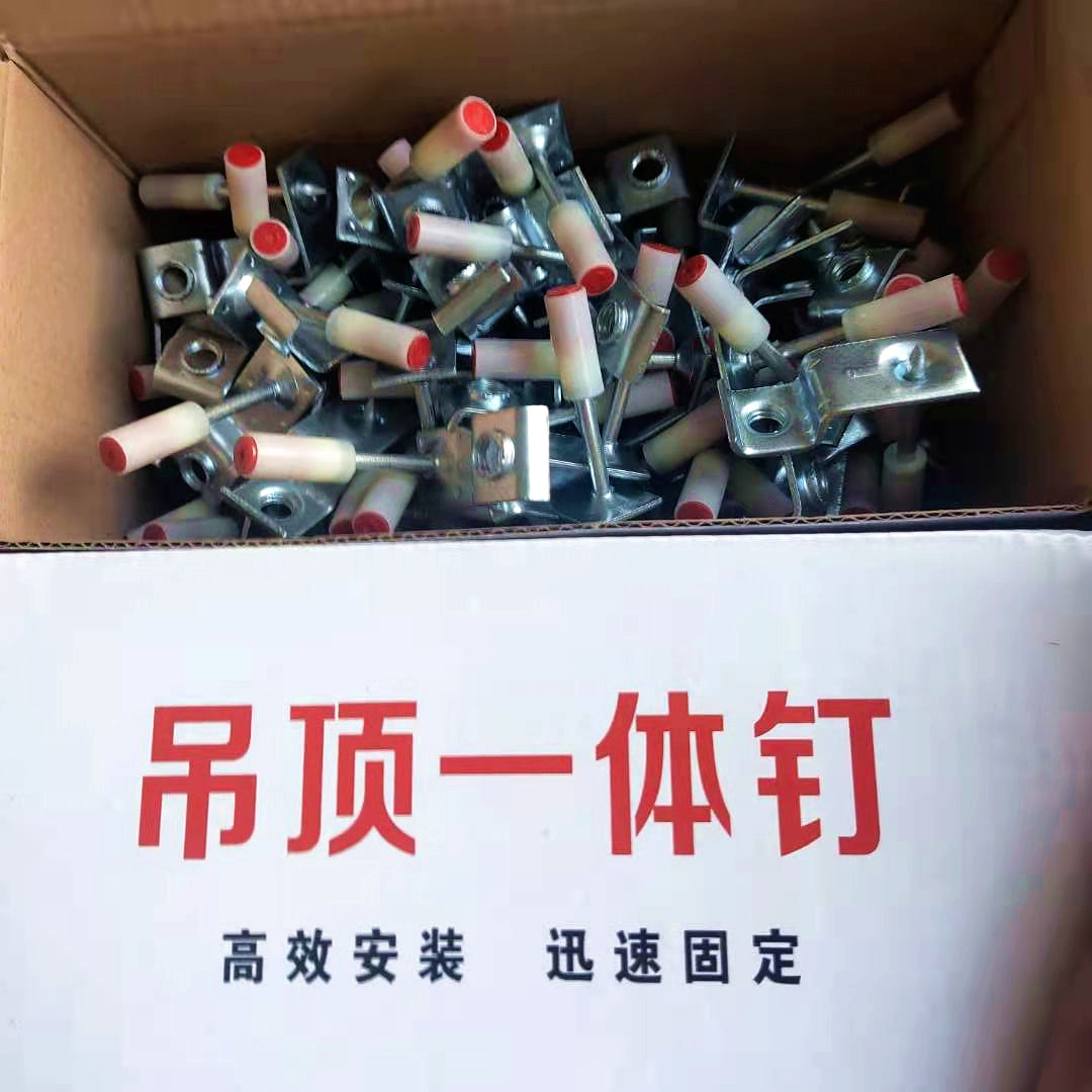 Suspended Ceiling Special Integrated Nail m6 m8 SUSPENDED CEILING Ceiling God Instrumental Spike Silencing Nail Fire Nail tube Carnail
