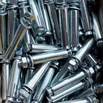 Galvanized outer expansion screw lengthened iron expansion bolt M8*60 80 100 150 explosion pull explosion screw