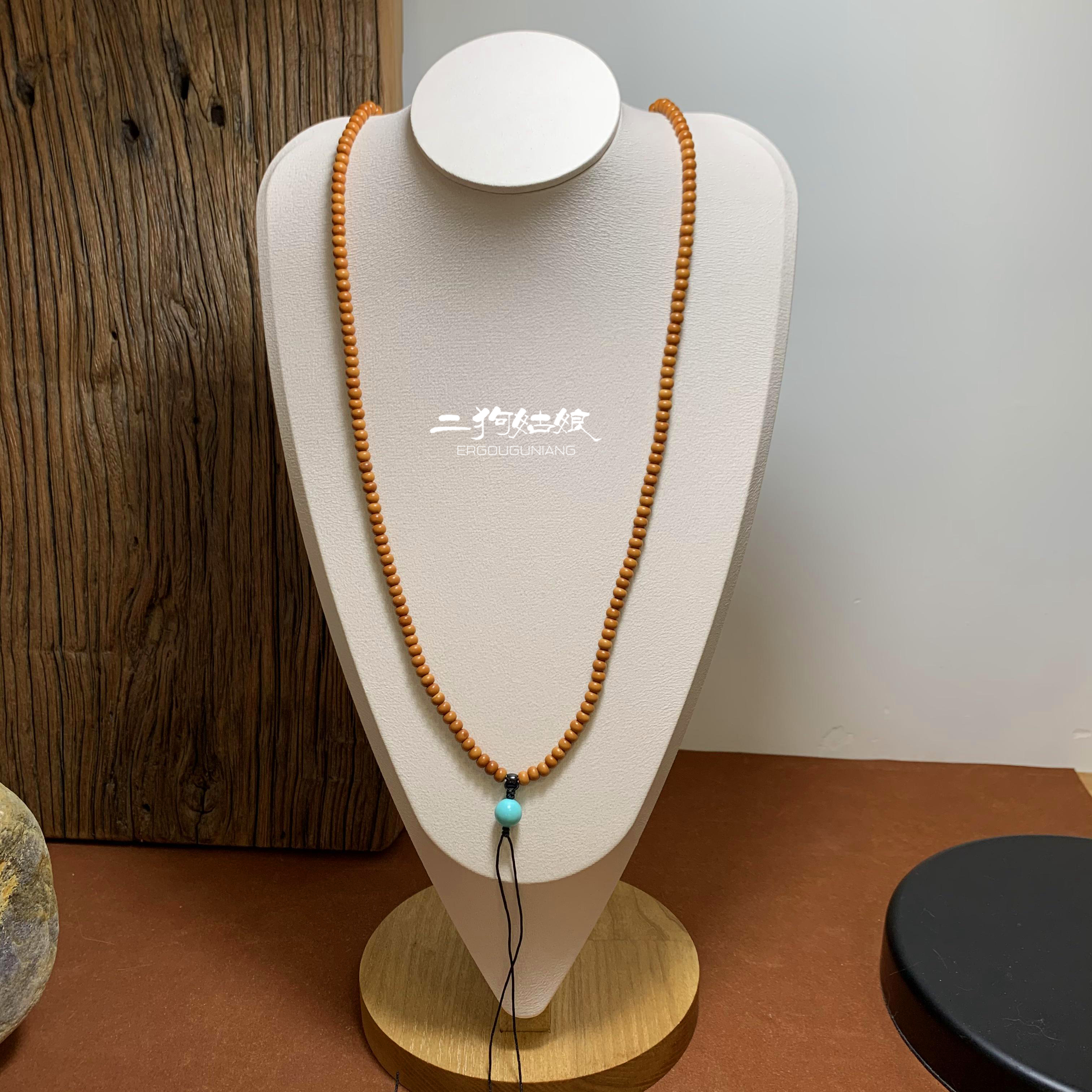 Size 5*4mm circumference about 64cm (olive core wall apple circle necklace) semi-finished product Wenwan pendant accessories