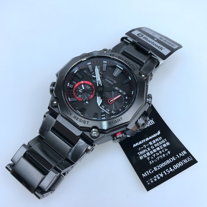 卡西欧g Shock系列防水太阳能男士手表电波蓝牙mtg B00bde 1a