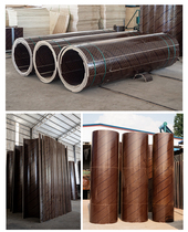 Cylindrical template bridge building wooden circular column electric power Foundation pile Roman column ancient building cylindrical heterosexual column