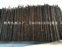 Flood control wooden piles pine piles River piles wooden round wood piles foundation slope protection project flood control fir piles