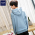 Áo len mùa thu mới cho nam áo hoodie thanh niên xuân hè thu đông 2019 cộng với áo khoác nhung có mũ - Áo khoác đôi áo khoác cặp nam nữ Áo khoác đôi