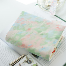 Li Li Si Ye Cao Cao handmade book clothes hand account original fabric hobo five years remaining white A6 hand account salt green