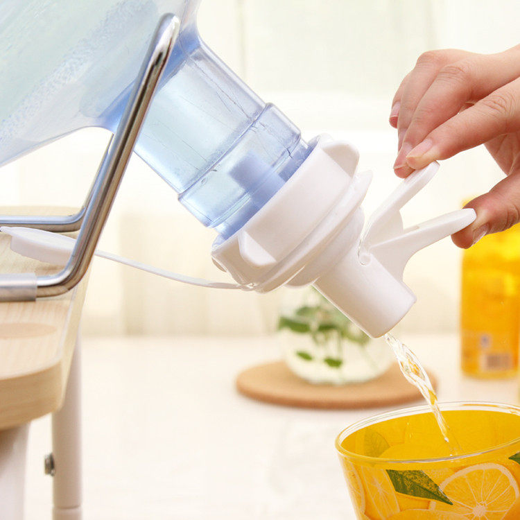 Bucket Water Pure Water Bucket Mineral Water Large Barrel Water Stainless Steel Bracket Sub Inverted Water Dispenser With Water Nozzle