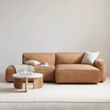 Современный и минималистичный кожаный ретро диван, воловья кожа