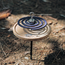 Outdoor Camping Mosquito Coil Pan Multifunction Home Oak Mosquito Incense Tray of ash tray Portable detachable mosquito coil holder