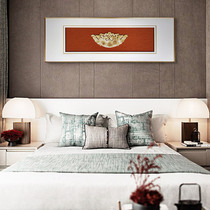 New Chinese Bedroom Bedside Decorative Painting Chinese Wall Painting Living Room Backwall Hanging Painting Horizontal Edition Shanghai Jade Famous Painting