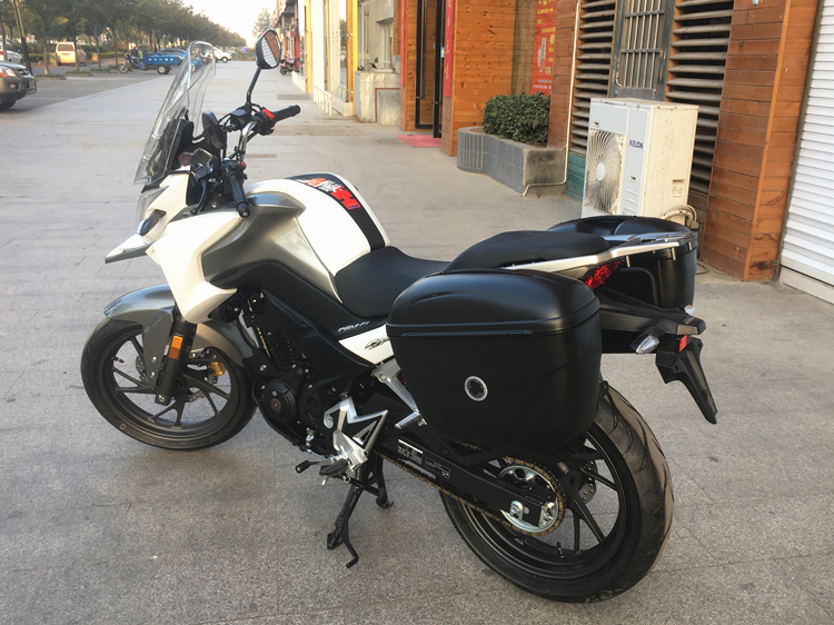 Wuyang Honda mammoth 190 bên hộp đuôi hộp CB190X treo thân cây đặc biệt phát hành nhanh chóng không phá hủy cài đặt - Xe gắn máy phía sau hộp thùng sau xe máy giá rẻ