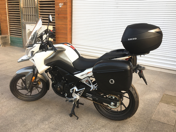 Wuyang Honda mammoth 190 bên hộp đuôi hộp CB190X treo thân cây đặc biệt phát hành nhanh chóng không phá hủy cài đặt - Xe gắn máy phía sau hộp thùng sau xe máy giá rẻ