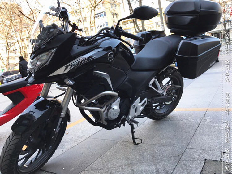 Sundiro Honda Warhawk 190 bên hộp phía sau hộp CBF190X bên hộp treo thùng ụ thân xe đặc biệt phát hành nhanh chóng - Xe gắn máy phía sau hộp thùng sau xe máy loại nhỏ