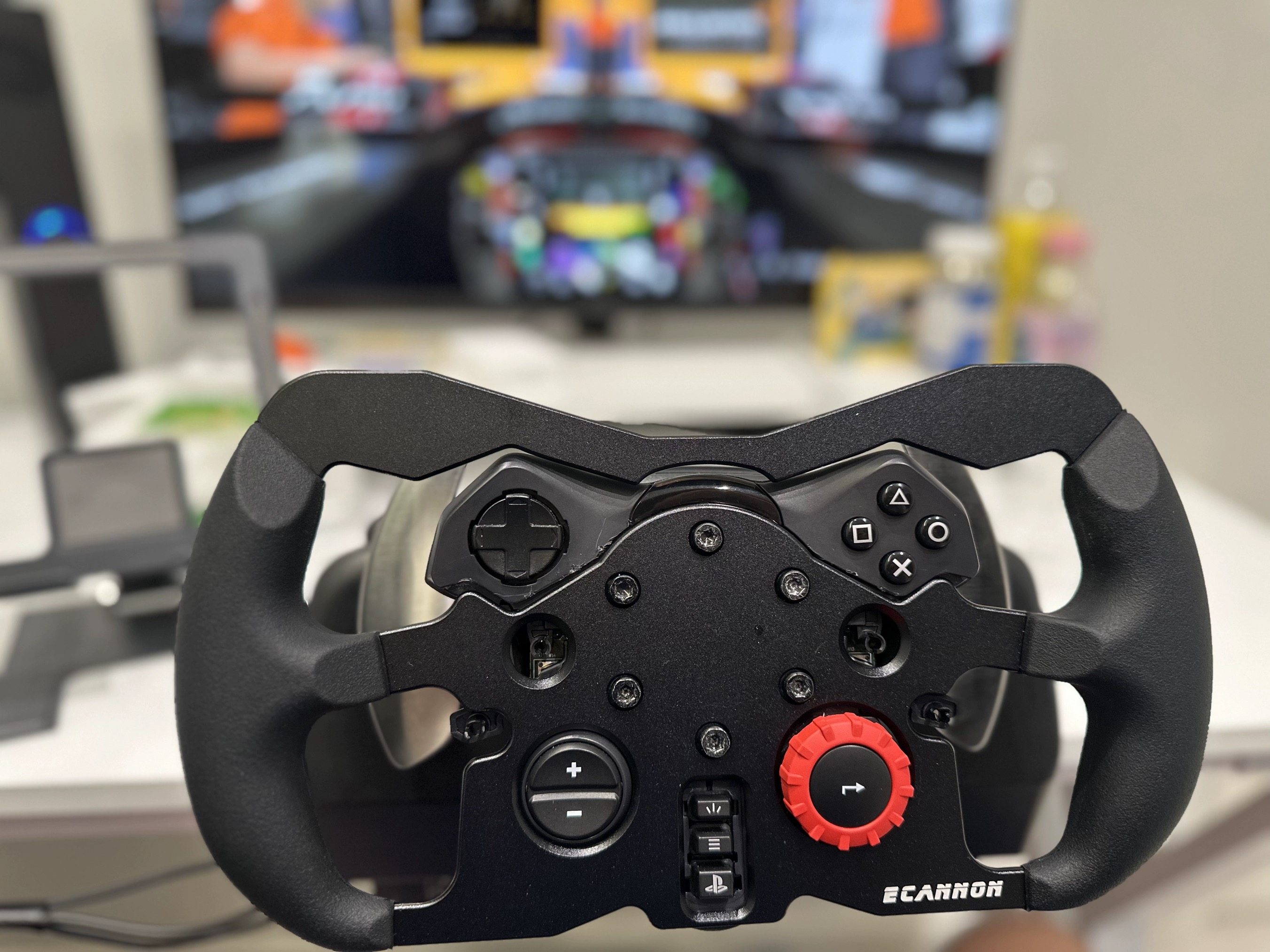 G29 G923 Racing Simulator Rubber-Filled Formula Steering Wheel Universal Logitech