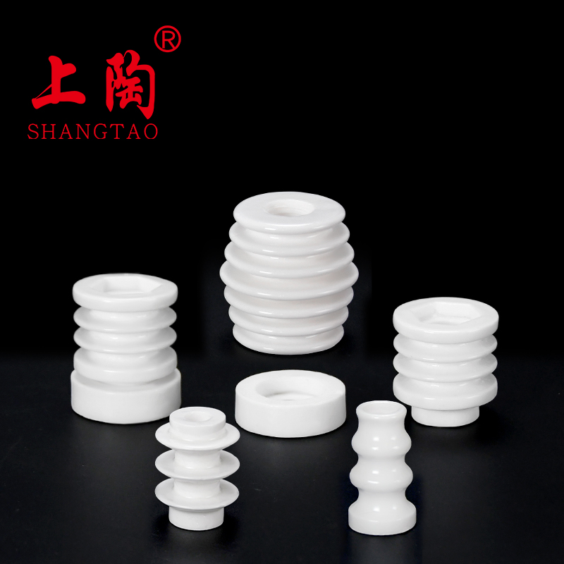 95 porcelain high temperature resistant high pressure ceramic insulator Porcelain Insulator Porcelain Insulator column Isolation column Electric box purifier Special