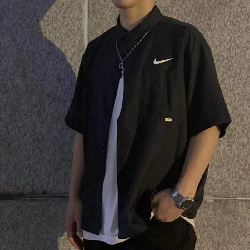 Nike Swoosh New Men's Sports Casual Trendy Short-Sleeved T-Shirt Shirt Dx6308