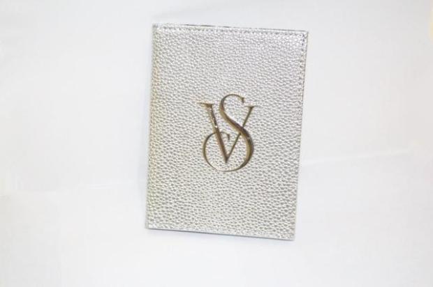 2015 Victorias Secret VS Passport Bag Gói tài liệu Clip hộ chiếu ví da đựng giấy tờ xe ô tô